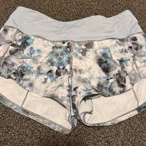 lululemon athletica Blue and Gray Athletic Shorts